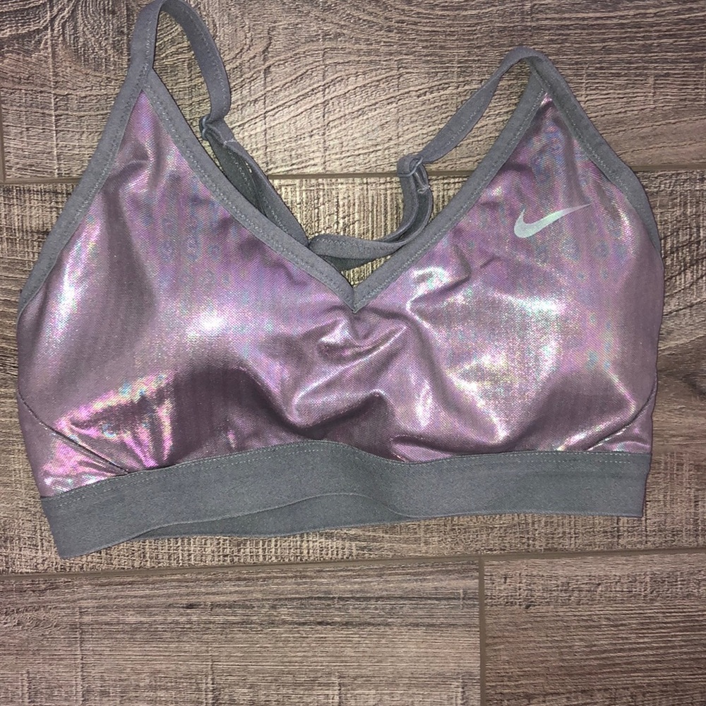 Nike iridescent sports bra!